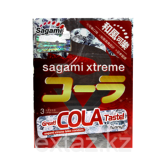 Презервативы SAGAMI Xtreme Cola 3шт. латексные со вкусом колы