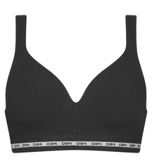 Бесшовный бюстгальтер с формованными чашками без косточек DIM 0DCP_Черный