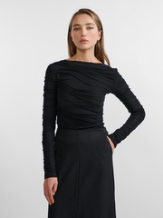 ЛОНГСЛИВ С ДЕКОРАТИВНЫМИ ШВАМИ