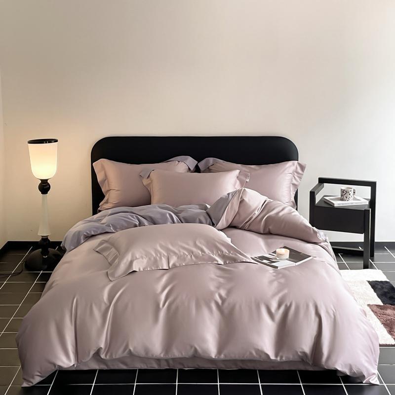 ZEPHYR HOME Двуспалка Однотонный Тенсель Пудра