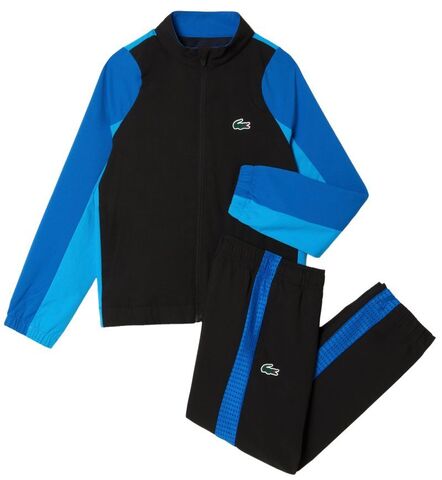 Детский теннисный костюм Lacoste Tennis Colourblock Jogger Set - black/blue/blue