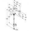 Kludi MIX 329410562 однорычажный смеситель для кухни; Multi; выдвижной излив; полый рычаг