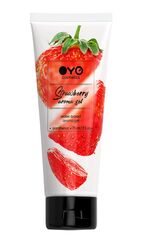 Лубрикант на водной основе OYO Aroma Gel Strawberry с ароматом клубники - 75 мл. - 