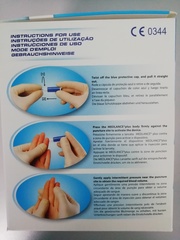 7644 Ланцет автоматический Medlance plus Universal 1,8 мм 21G, для капиллярного забора крови, 200 штук, голубые /HTL-STREFA S.A., Польша/