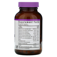 Bluebonnet Nutrition, Stress B-Complex, 100 растительных капсул