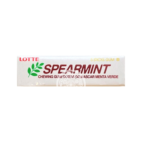 Жевательная резинка Lotte Gum Spearmint 12,5г Корея