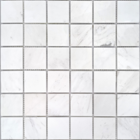 Мозаика LeeDo: Pietrine - Dolomiti bianco полированная 30,5x30,5x0,7 см (чип 48x48x7 мм)