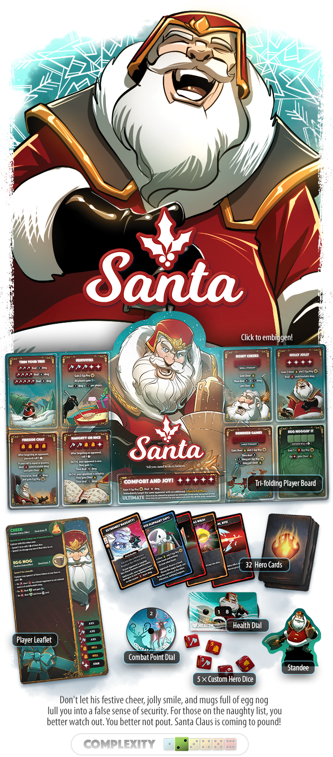 Dice Throne Santa vs Krampus - купить по выгодной цене | RusboardGame