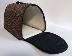 Dogman сумка-переноска теплая с мехом Лира №3 цвет-микс 43*27*27