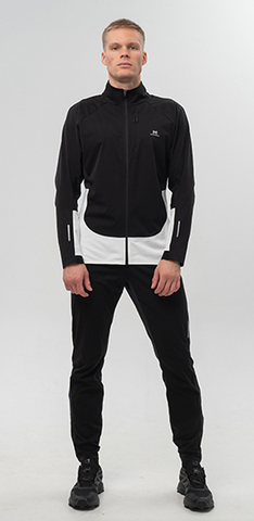 Элитный лыжный костюм Nordski Race Black/White мужской