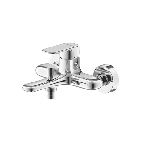 Смеситель для ванны Bravat Aori настенная с одной ручкой, хром (F6421454CP-01-ENG)