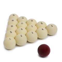 Шары Standard Pyramid ø50,8мм красный биток