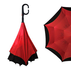 Зонт наоборот Upbrella полуавтомат (с кнопкой)