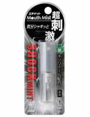 Освежитель полости рта, Lion Япония, Mouth Mist SHOCK mint, сильный мятный, 5 мл
