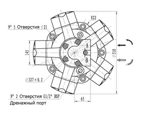 Гидромотор IPM7-2400