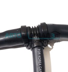 ПАТРУБОК РАДИАТОРА НИЖНИЙ LOGAN, LARGUS (с тройником) GROG