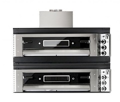 Печь для пиццы газовая серии SG Modular 2-камерная с подом 63*63 см OEM-ALI SG/66/2 MET