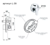 REMER L09 Смеситель для ванны/душа на 2 потока скрытый монтаж (скрытая часть в комплекте) class line