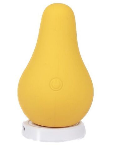Желтый перезаряжаемый вибратор Juicy Pear - 8,2 см. - CNT CNT-430035Y