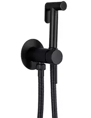 Смеситель с гигиеническим душем HAIBA HB5511-7 черный