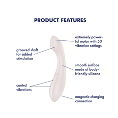 Вибратор-стимулятор точки G Satisfyer G-Force бежевый