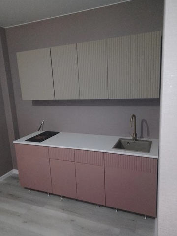 Кухня Оливия 2.0 м шарли pink / шарли мокко