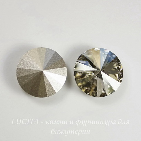 1122 Rivoli Ювелирные стразы Сваровски Crystal Silver Shade (12 мм) ()