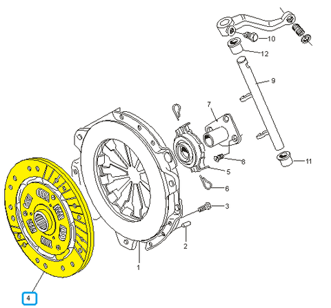 ДИСК СЦЕПЛЕНИЯ CHANCE 1,3, SENS, ТАВРИЯ GROG