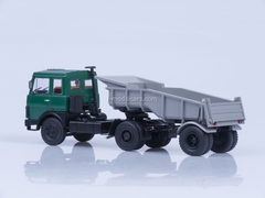 MAZ-5432 tractor green and trailer MAZ-5232V gray 1:43 AutoHistory