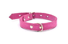 ЗооЭкспресс ошейник Color Line 2сл 14 мм нубук розовый ОШ 27-36 см