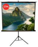 Экран для проектора S'OK SCPST-180x180BLCK 100'' 1:1 напольный, на треноге, матовый, черный