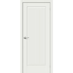 Купить Межкомнатная дверь эмалит Прима-10.7 White Matt глухая