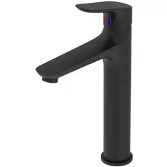 Damixa 770250300 Origin Bit, сместель для умывальника высокий, черный фото