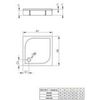 Душевой поддон 100x100 см Radaway Delos C 4C11170-03