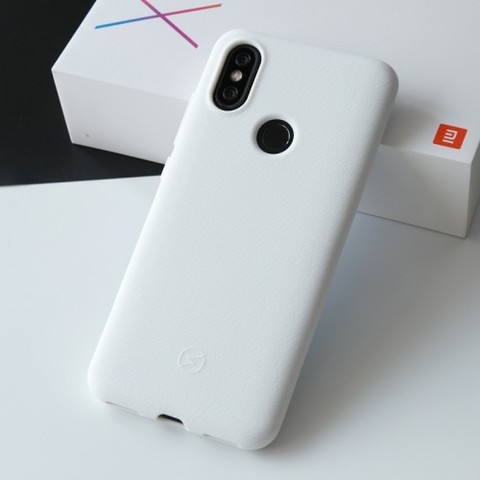 Силиконовый чехол Silicone Cover для Xiaomi Mi 6X (Белый)