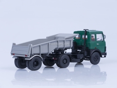 MAZ-5432 tractor green and trailer MAZ-5232V gray 1:43 AutoHistory