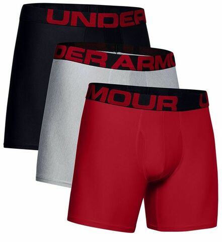 Боксерки теннисные Under Armour Tech 6in 3 Pack - black