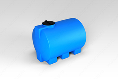 Ёмкость пластиковая пищевая ЭкоПром ЭВГ 1000 л. горизонтальная (108x160x117см;черный) - арт.555394