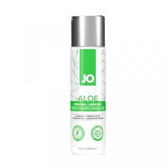 Лубрикант на водной основе с настоем органического алоэ и гиалуроновой кислоты/ JO ALOE - 120 мл.