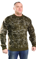 Джемпер мужской цвет Цифра зелёная