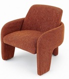 Кресло CUBE OTE SEA-500 Бронзовый,ткань/каркас металл в обивке бронзового цвета OTE SEA 500