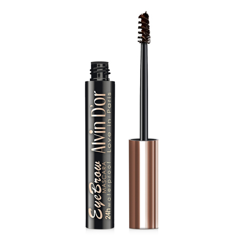 Alvin D'or AD-12 Гель оттеночный водостойкий для бровей 24h waterproof тон 03 chocolate/тёмно-коричн