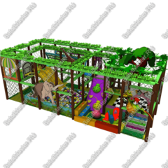 Детский игровой лабиринт "Праздник джунглей" HAS-SH32-02