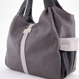 Сумка Саломея 890 мульти итальянский серо-черный