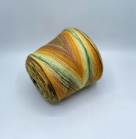 Filati Venezia (пр.Италия),art-Calzetteria, 4/16 400/100гр, 75%Меринос, 25%Полиамид, цвет-Осенний лес(1169), арт-36609