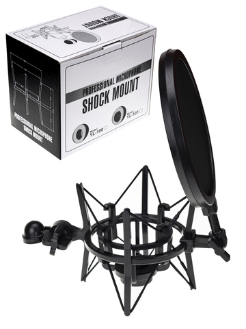 Паук для микрофона с поп-фильтром YL-101 (внутренняя резьба)