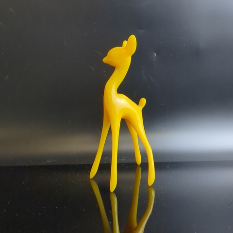 Статуэтка Олень оленёнок Бемби колкий пластик. Минимализм 1960-е гг. СССР