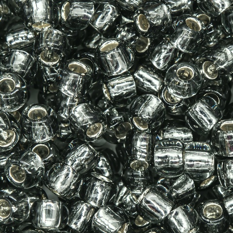 Японский бисер TOHO Round 6/0 (№29), с внутренним серебрением, прозрачный