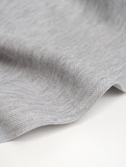 Светло-серый меланж Пике Double Face