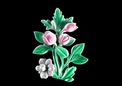 Силиконовый молд Композиция из цветов